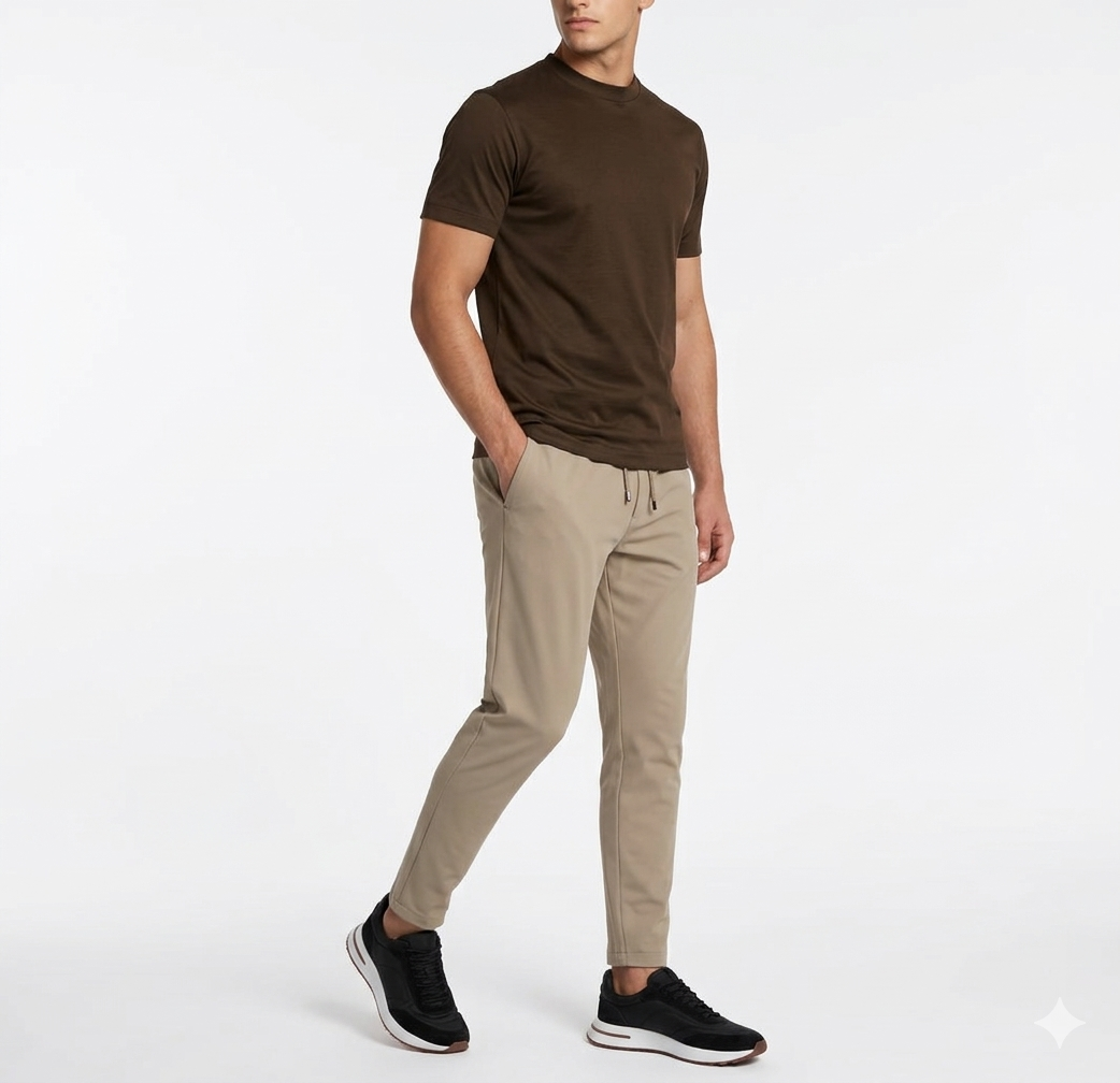 “Oat” Fondo Pant